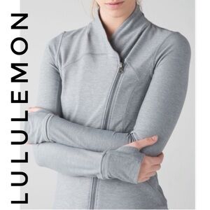 LULULEMON - Precision Full Zip Jacket in Heathered Battleship - 10